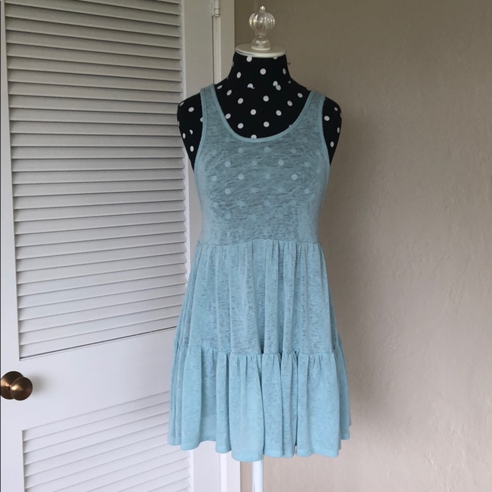 Urban outfitters teal blue skater dress